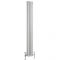 Regent - White Vertical 3-Column Traditional Cast-Iron Style Radiator - 59" x 8"
