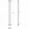 Regent - White Vertical 3-Column Traditional Cast-Iron Style Radiator - 70.75" x 7.75"