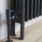 Anthracite Floor Mounting Kit for 3-Column Traditional Radiators