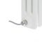 Regent Electric - White Horizontal 3-Column Traditional Cast-Iron Style Plug-In Radiator - 11.75" x 31"