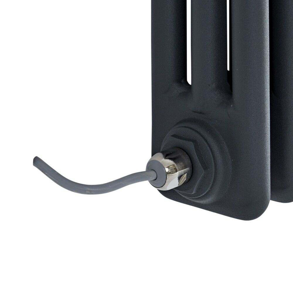 Regent Electric - Anthracite Horizontal 3-Column Traditional Cast-Iron ...