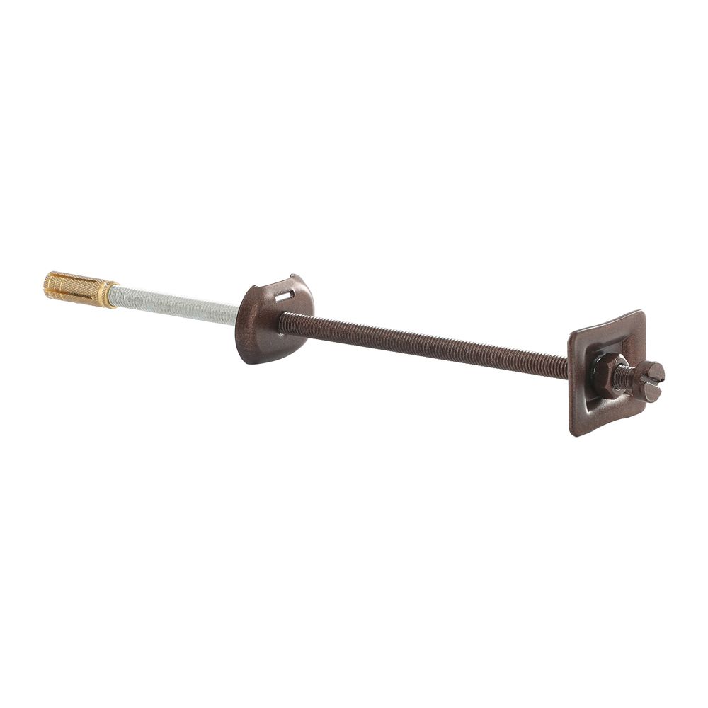 Cast Iron Radiator Straight Wall Stay - Antique Copper