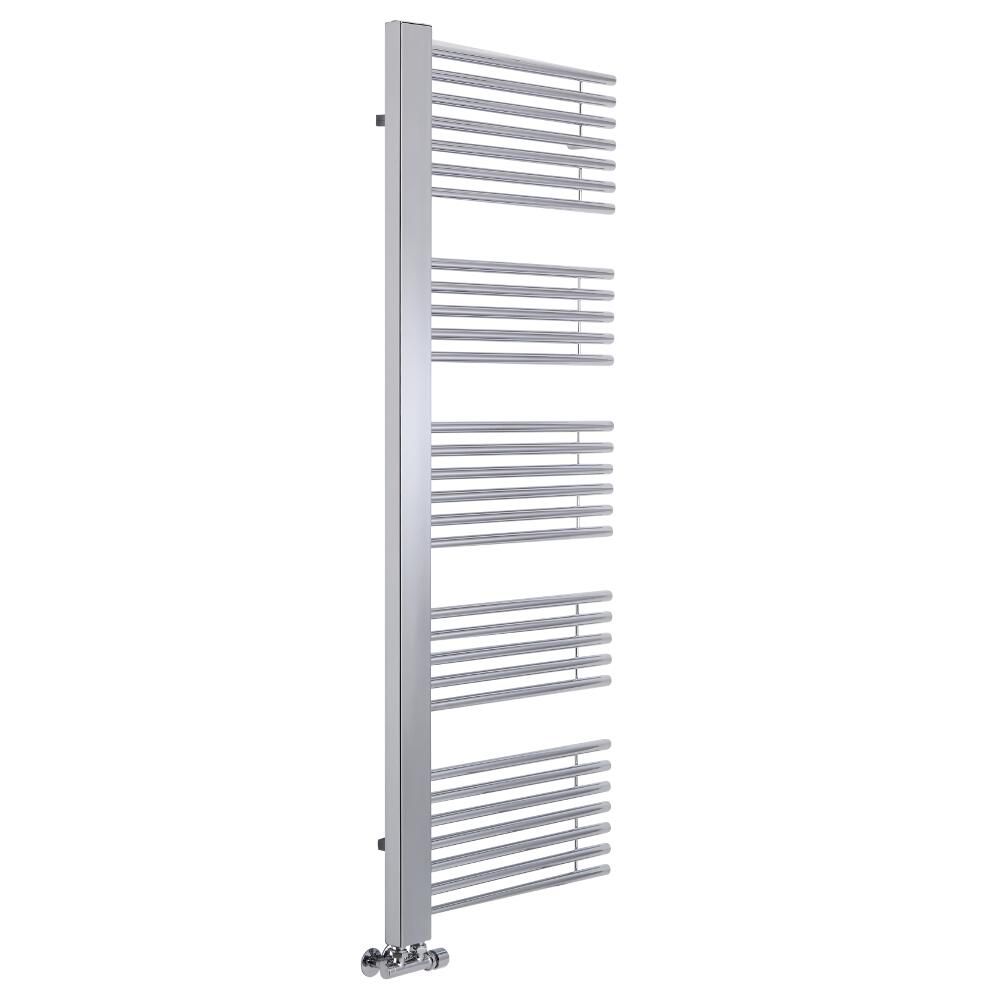 Bosa - Chrome Hydronic Designer Towel Warmer - 63" x 23.5"