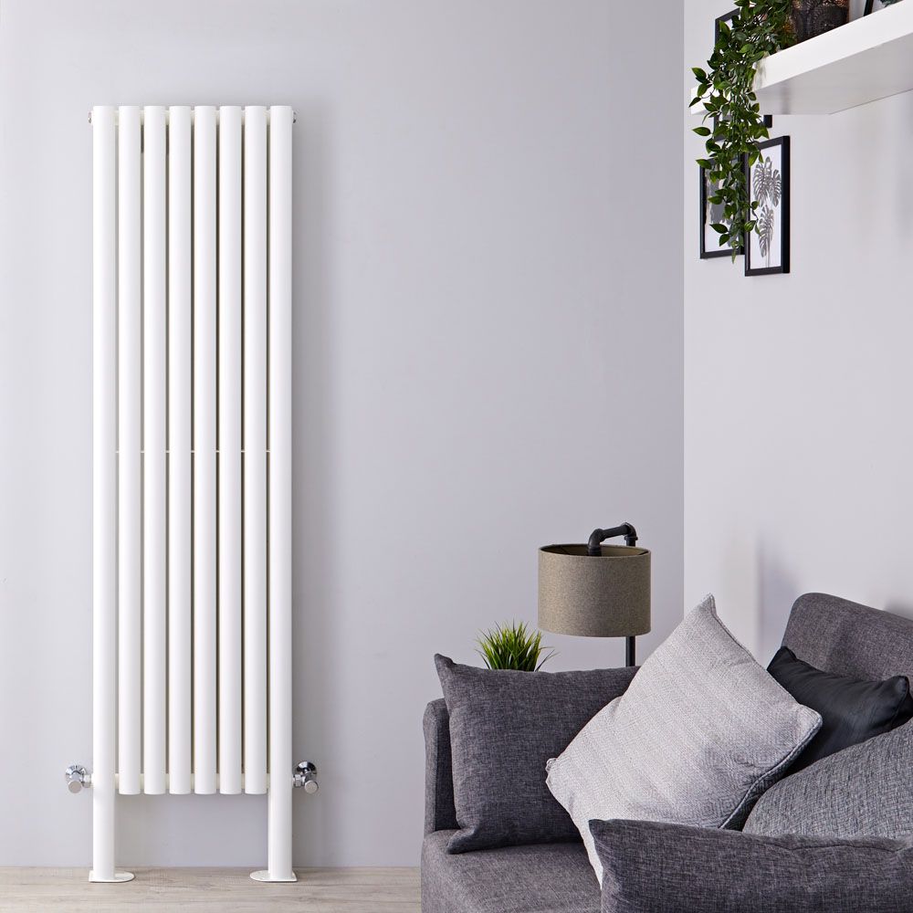 Revive Plus - White Vertical Double-Panel Designer Radiator - 70.75" x 18.5"