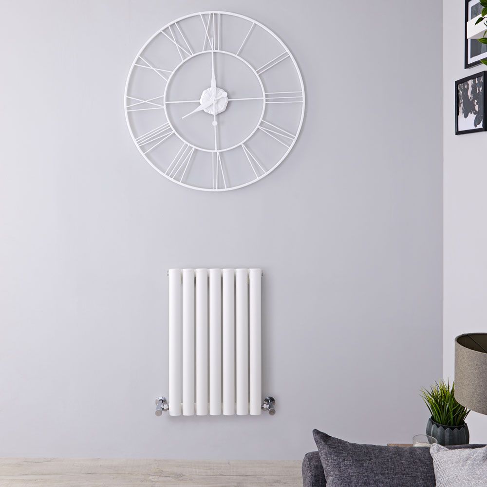 Revive - White Horizontal Single-Panel Designer Radiator - 25" x 16.25"