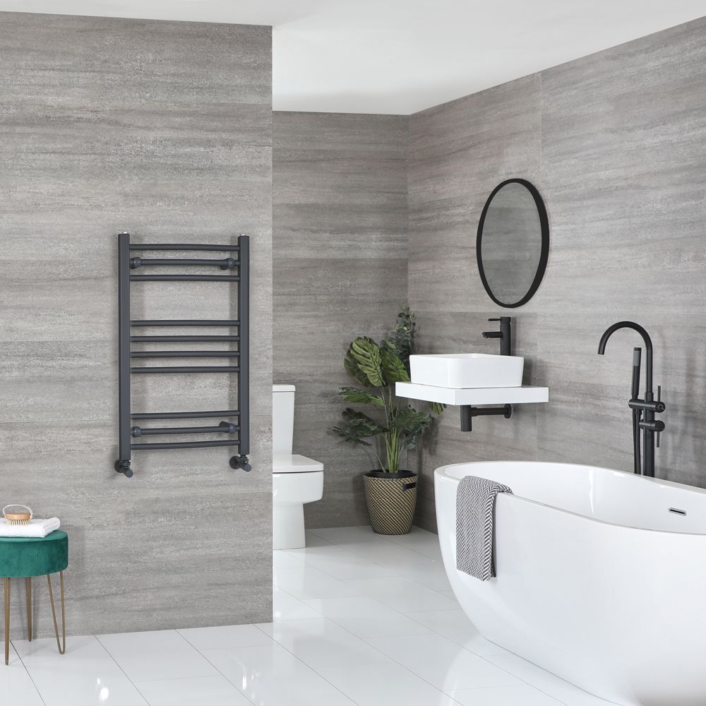 Artle - Anthracite Hydronic Flat Towel Warmer - 31 1/2” x 19 5/8”