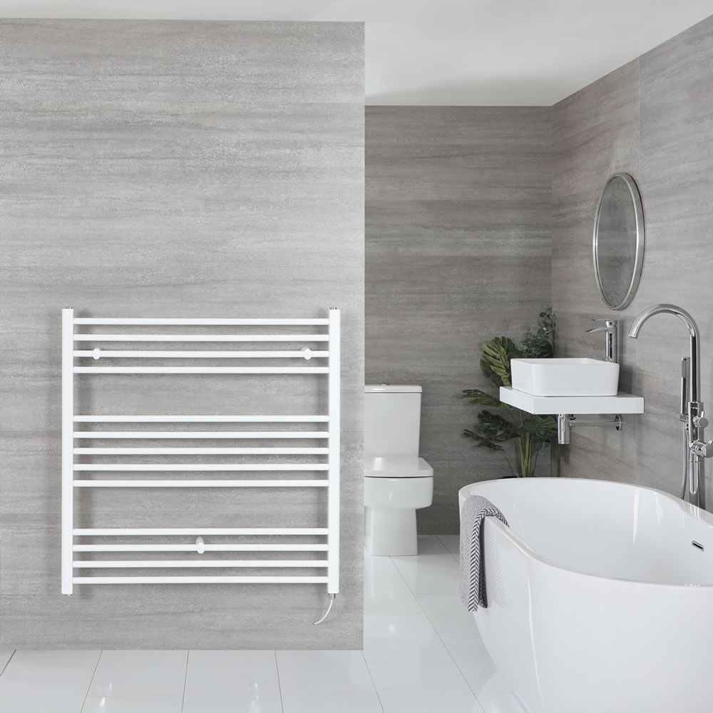 Ive Electric - White Flat Plug-In Towel Warmer - 39” x 39”