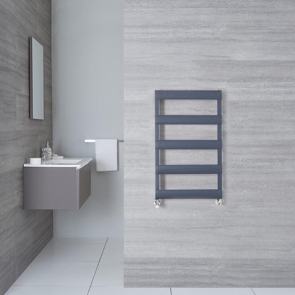 Gradus - Anthracite Hydronic Towel Warmer - 31" x 19.75"