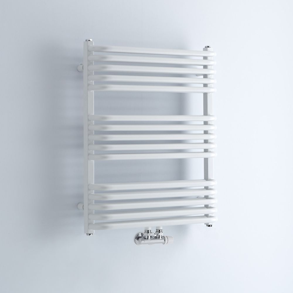 Arch - White Hydronic Heated Towel Warmer - 29" x 23.5"