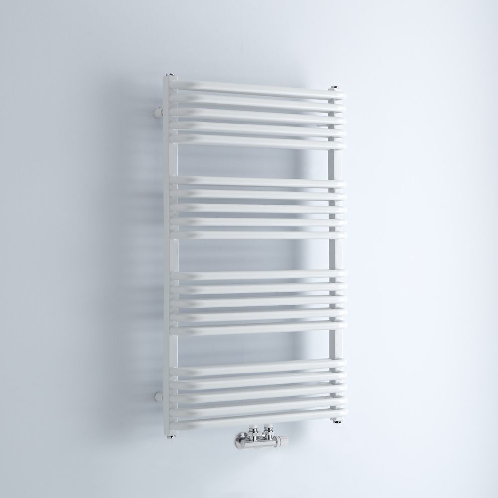 Arch - White Hydronic Heated Towel Warmer - 39.25" x 23.5"
