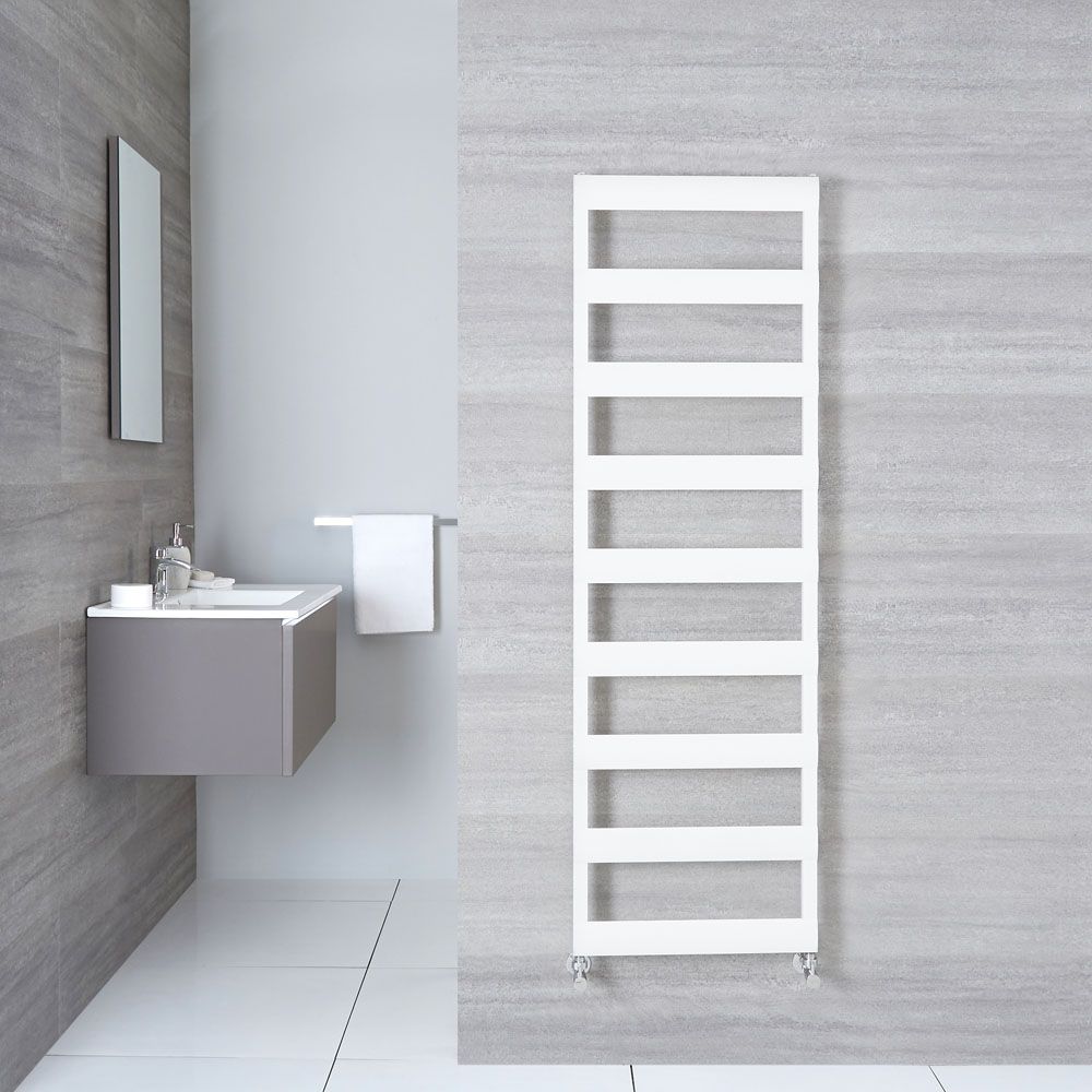Gradus - White Hydronic Towel Warmer - 62.5" x 19.75"
