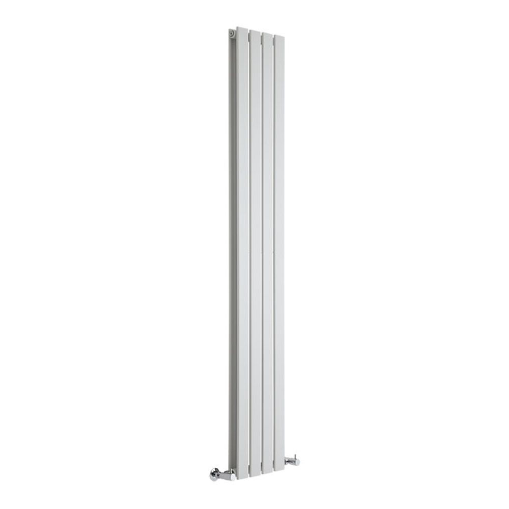 Delta - White Vertical Double Slim-Panel Designer Radiator - 70