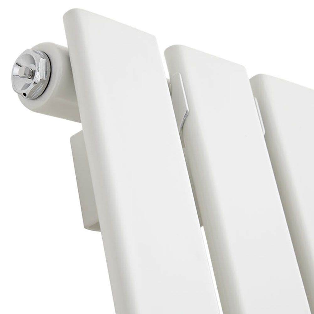 Delta Radiator Delta - White Vertical Single Slim-Panel Designer Radiator - 70