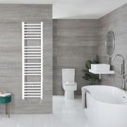 Ive Electric White Flat Plug In Towel Warmer 63 x 20