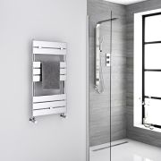 Lustro - Hydronic Chrome Heated Towel Warmer - 59.5