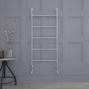 Traditional hydronic towel warmer outlet