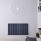 Revive Air - Anthracite Aluminum Horizontal Double-Panel Designer Radiator - 23.5" x 42.25"