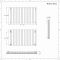 Revive Air - Anthracite Aluminum Horizontal Double-Panel Designer Radiator - 23.5" x 42.25"