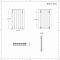 Revive Air - Anthracite Aluminum Horizontal Double-Panel Designer Radiator - 23.5" x 16.25"