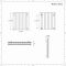 Revive Air - White Aluminum Horizontal Double-Panel Designer Radiator - 23.5" x 23.25"