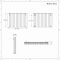 Revive Air - Anthracite Aluminum Horizontal Double-Panel Designer Radiator - 23.5" x 32.75"