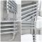 Arno Electric - Chrome Bar On Bar Plug-In Towel Warmer - 46 7/8” x 23 5/8”