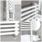 Arno Electric - White Bar On Bar Plug-In Towel Warmer - 28 3/4” x 23 5/8”
