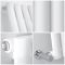 Revive - White Vertical Single-Panel Designer Radiator - 63" x 23.25"