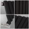 Revive - Black Vertical Single-Panel Designer Radiator - 63" x 18.5"