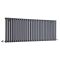 Revive - Black Horizontal Single-Panel Designer Radiator - 25" x 46.5"