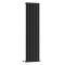 Revive - Black Vertical Single-Panel Designer Radiator - 70" x 18.5"