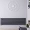 Revive - Anthracite Horizontal Single-Panel Designer Radiator - 18.5" x 63"