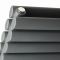 Revive - Anthracite Horizontal Double-Panel Designer Radiator - 18.5" x 63"