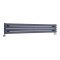 Revive - Anthracite Horizontal Single-Panel Designer Radiator - 9.25" x 63"