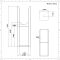 Anthracite Floor-Mounting Feet for Delta Designer Radiators
