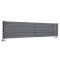 Sloane - Anthracite Horizontal Double Flat-Panel Designer Radiator - 14" x 63"