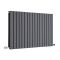 Sloane - Anthracite Horizontal Double Flat-Panel Designer Radiator - 25" x 39.25"