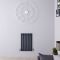 Revive - Anthracite Horizontal Single-Panel Designer Radiator - 25" x 16.25"
