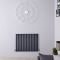 Revive - Anthracite Horizontal Single-Panel Designer Radiator - 25" x 32.5"