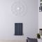 Revive - Anthracite Horizontal Double-Panel Designer Radiator - 25" x 16.25"