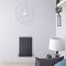 Delta - Anthracite Horizontal Double Slim-Panel Designer Radiator - 25" x 16.5"