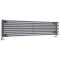 Fin - Anthracite Horizontal Single-Panel Designer Radiator - 13.5" x 63"