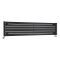 Revive - Black Horizontal Single-Panel Designer Radiator - 14" x 63"