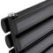 Revive - Black Horizontal Double-Panel Designer Radiator - 14" x 63"