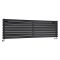 Revive - Black Horizontal Double-Panel Designer Radiator - 18.5" x 63"