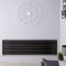 Revive - Black Horizontal Double-Panel Designer Radiator - 18.5" x 63"