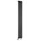 Revive - Black Vertical Single-Panel Designer Radiator - 63" x 9.25"
