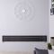 Revive - Black Horizontal Single-Panel Designer Radiator - 9.25" x 63"