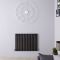Revive - Black Horizontal Single-Panel Designer Radiator - 25" x 32.5"