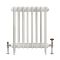 Victoria - Classic Cast Iron Radiator - 25.98" Tall - Antique White - Multiple Sizes Available
